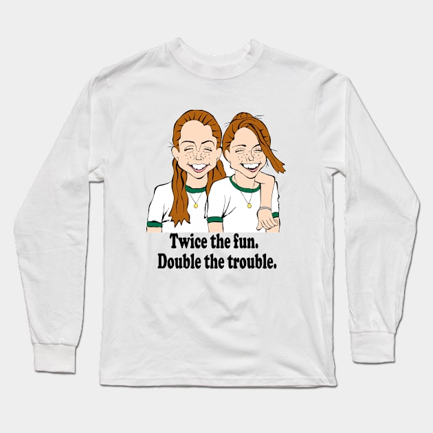 LINDSAY LOHAN PARENT TRAP FAN ART! Long Sleeve T-Shirt by cartoonistguy